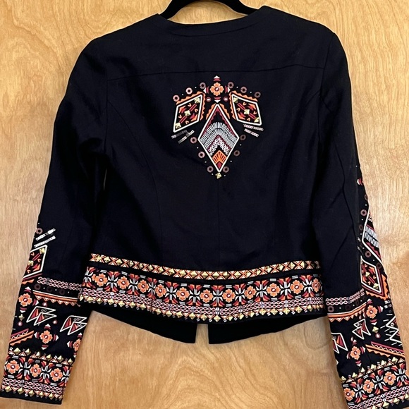 INC. Beaded, Embroidered, Sequined Jacket S - Picture 2 of 5